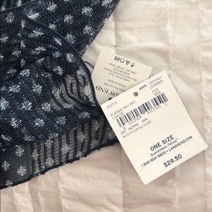 Lands End stitch detail scarf